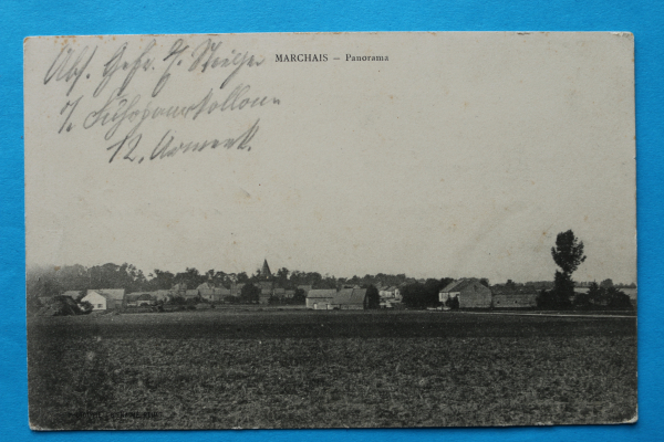 Photo Postcard PC Marchais 1914 France